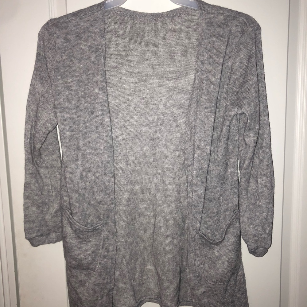 Gray Cardigan Jacket